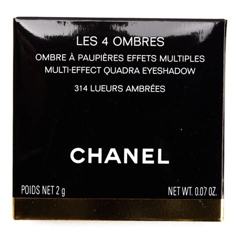 chanel lueurs ambres|Chanel Lueurs Ambrees (314) Les 4 Ombres Multi .